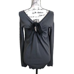 Elegant Gray Women's Blouse
